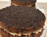Foto del paso 5 de la receta Tarta de chocolate con crema de queso y ganache