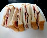 A picture of step 3 of My Leftover Turkey Sandwich with Cranberry Sauce 😋.