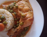 Foto del paso 5 de la receta: Pollo arvejado