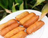 A picture of step 5 of Fried Fish roll.