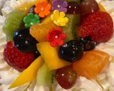 Hình bước làm 3 của món Tiramisu fruit cake