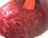 Málna dzsem (cukormentes) recept fázis 2 fotója
