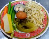 รูปขั้นตอนการทำที่ 2 ของ ผัดถั่วงอกเต้าหู้ไส่ไข่