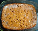 A picture of step 5 of Malva Pudding.