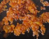 A picture of step 6 of Patatas Bravas.