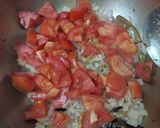 A picture of step 3 of Paneer butter masala.