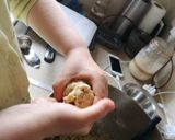 A picture of step 5 of Salted Caramel Choc Chip Cookies.