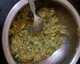 A picture of step 2 of Cabbage and coriander leaves pokoda.