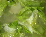 Foto del paso 3 de la receta: Sopa verde con huevo