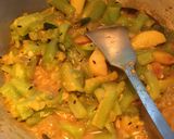 A picture of step 5 of Dudh Jhinge / Milky Ridge Gourd.