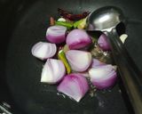 A picture of step 1 of Matar Paneer.