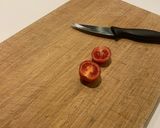 A picture of step 4 of Tomato snack.