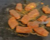 A picture of step 5 of Kachcha kela Masala Fry.