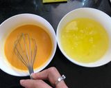 Hình bước làm 1 của món Bánh flan - thơm, béo