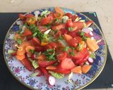 A picture of step 3 of Early summer salad.