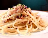 Hình bước làm 6 của món Mì Ý (Spaghetti) Carbonara Cream Cheese