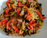 Foto del paso 9 de la receta Quinoa con brócoli y pimientos asados