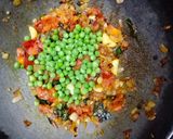 A picture of step 4 of Mushroom Green peas gravy.