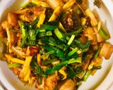 Hình bước làm 8 của món Măng tươi xào thịt ba chỉ ram