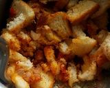 A picture of step 2 of Cheese masala fried bread.