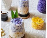 Foto langkah ke 10 dari resep Es Cendol Cebong Ubi Ungu.