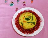 A picture of step 6 of Semolina Vegetable Upma.