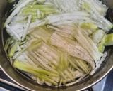 A picture of step 1 of Lauki ka Raita.