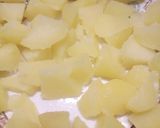 A picture of step 1 of Crispy chicken with sautéed potatoes and porcini mushrooms.