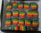 Foto langkah ke 6 dari resep Rainbow Cookies | Cookies Potong.