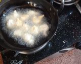 A picture of step 2 of Dahi Bhalle.