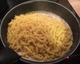 Une image de l'étape 10 de Pâtes Carbonara - Bacon et Champignons.
