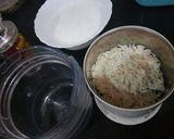 A picture of step 1 of Almond Rice kheer.