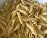 Csirkés kolbászos rigatoni recept fázis 4 fotója