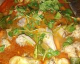 Gambar langkah 3 resipi Tomyam Ayam ala Thai.