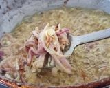 A picture of step 3 of Barista (fried onions) and veg Biriyani.