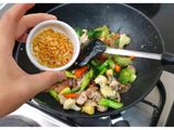 หมูชาบูผัดผักรวม