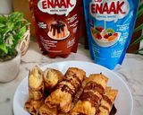 Foto langkah ke 5 dari resep Lumpia Tape Singkong Keju.