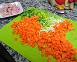 Foto del paso 1 de la receta: Colitas de cuadril c/ guarnición colorida
