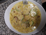 Quiche de calabacín y queso de cabra