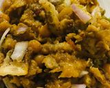 A picture of step 4 of Chatpate chole.