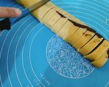 A picture of step 6 of Pinwheel Cookies 😍😍.