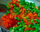A picture of step 1 of Veggies upma.