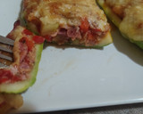 Foto del paso 5 de la receta: Calabacines rellenos de atún y bacon
