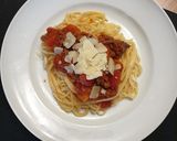 Une image de l'étape 5 de Spaghetti à la bolognaise.