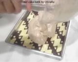 Foto langkah ke 8 dari resep Roll cake brownies batik.