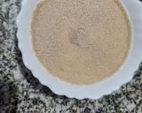 A picture of step 1 of Whole Wheat 5 Seed bread.