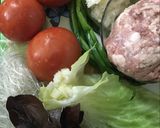Hình bước làm 2 của món Cải bắp cuộn thịt