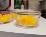 Une image de l'étape 6 de Dessert lait de coco, mangue, perles du Japon (= perles tapioca).