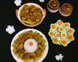 A picture of step 9 of Lentil Fritters in mix Vegetable Curry.