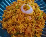 A picture of step 7 of Delicious Green Moong Pulao.